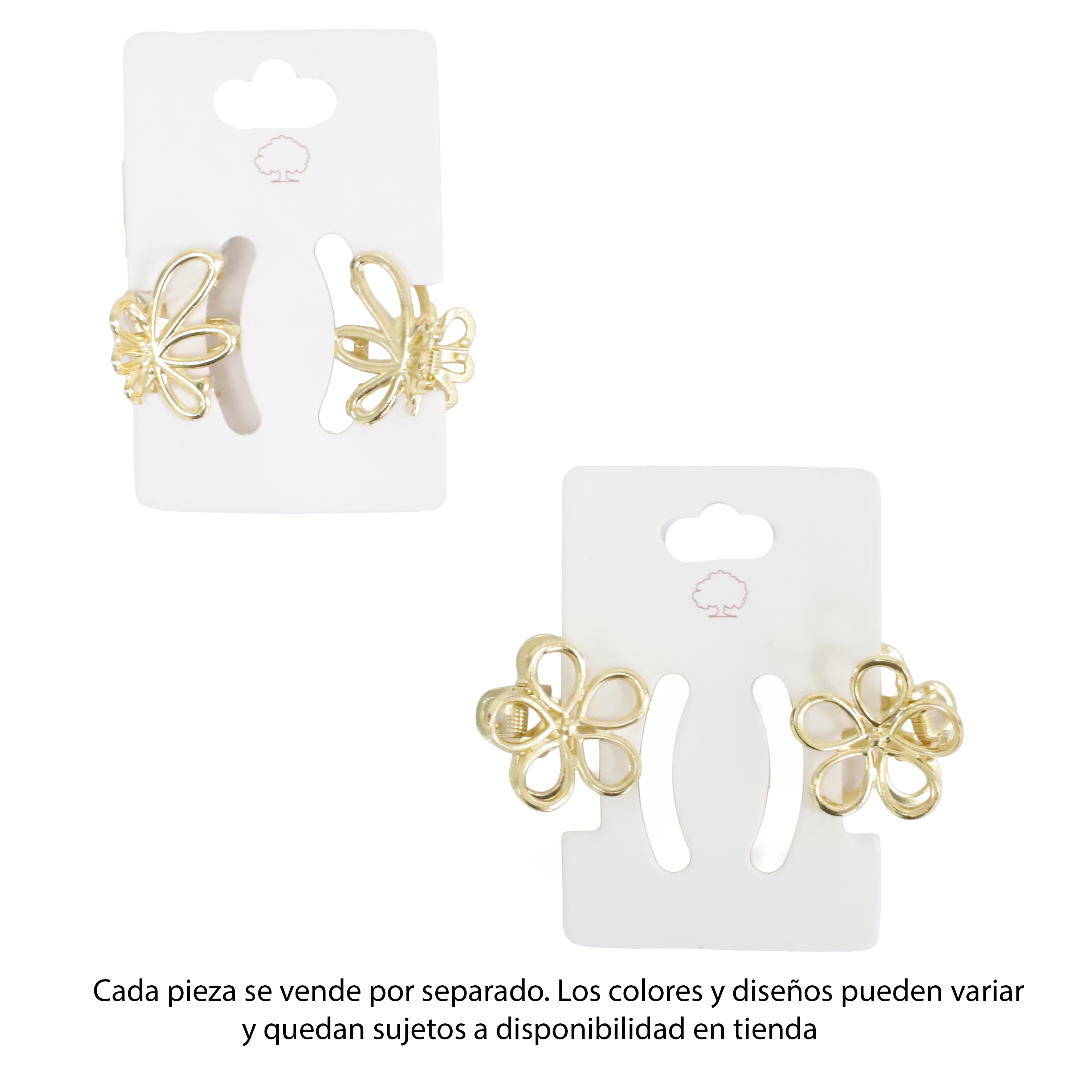 Mini pinza con diseño de flor para niña