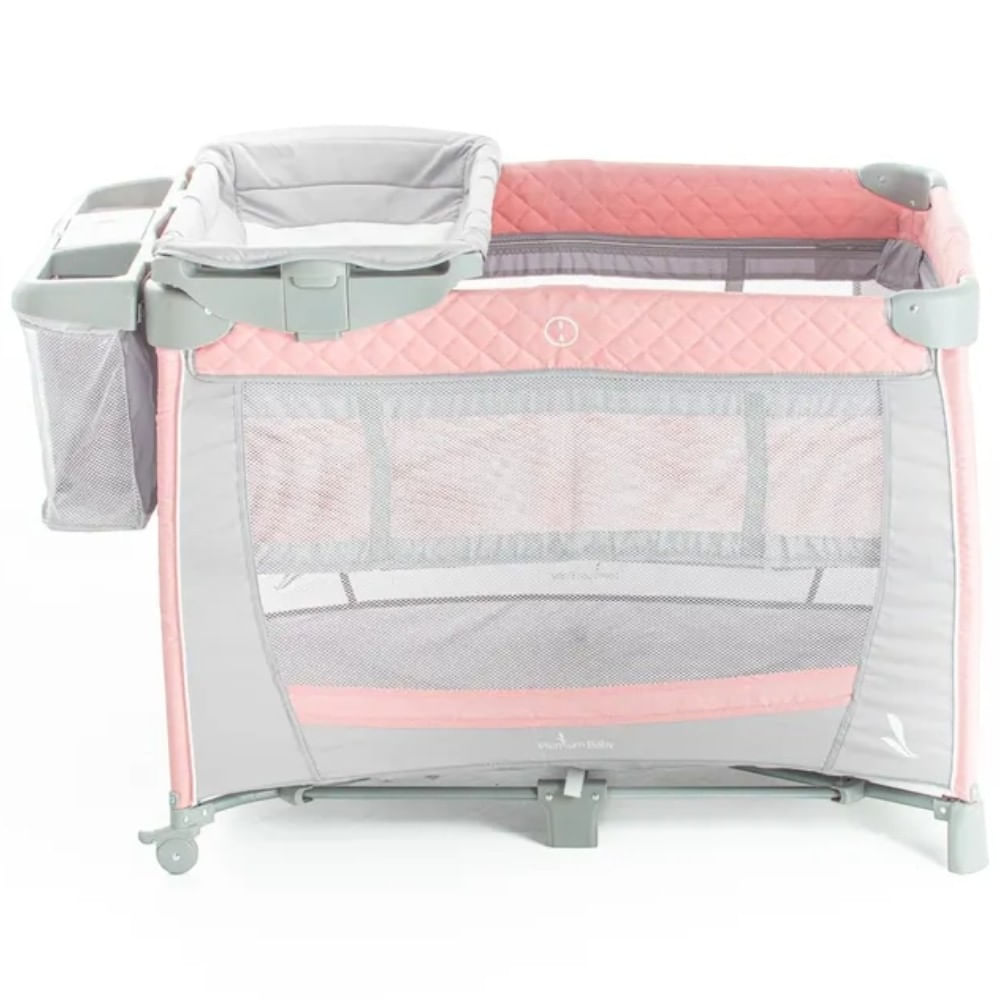 Corral rosado Premium Baby Toronto con cambiador para bebé