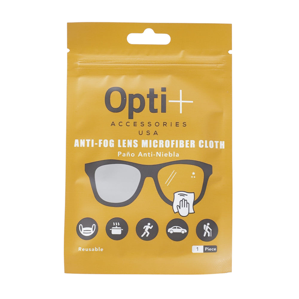Paño de microfibra antiempañante Opti+ para lentes