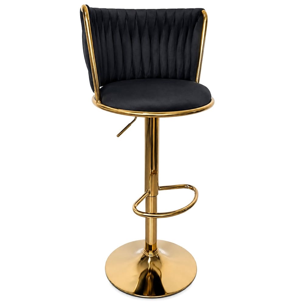 Silla tipo bar redonda para salon y hogar color blanca Silla tipo bar redonda para salon y…