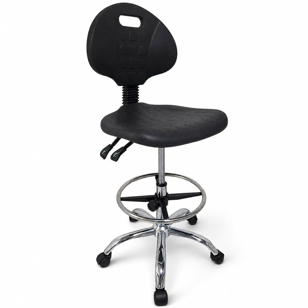 Silla de cajero reclinable sin brazos para oficina