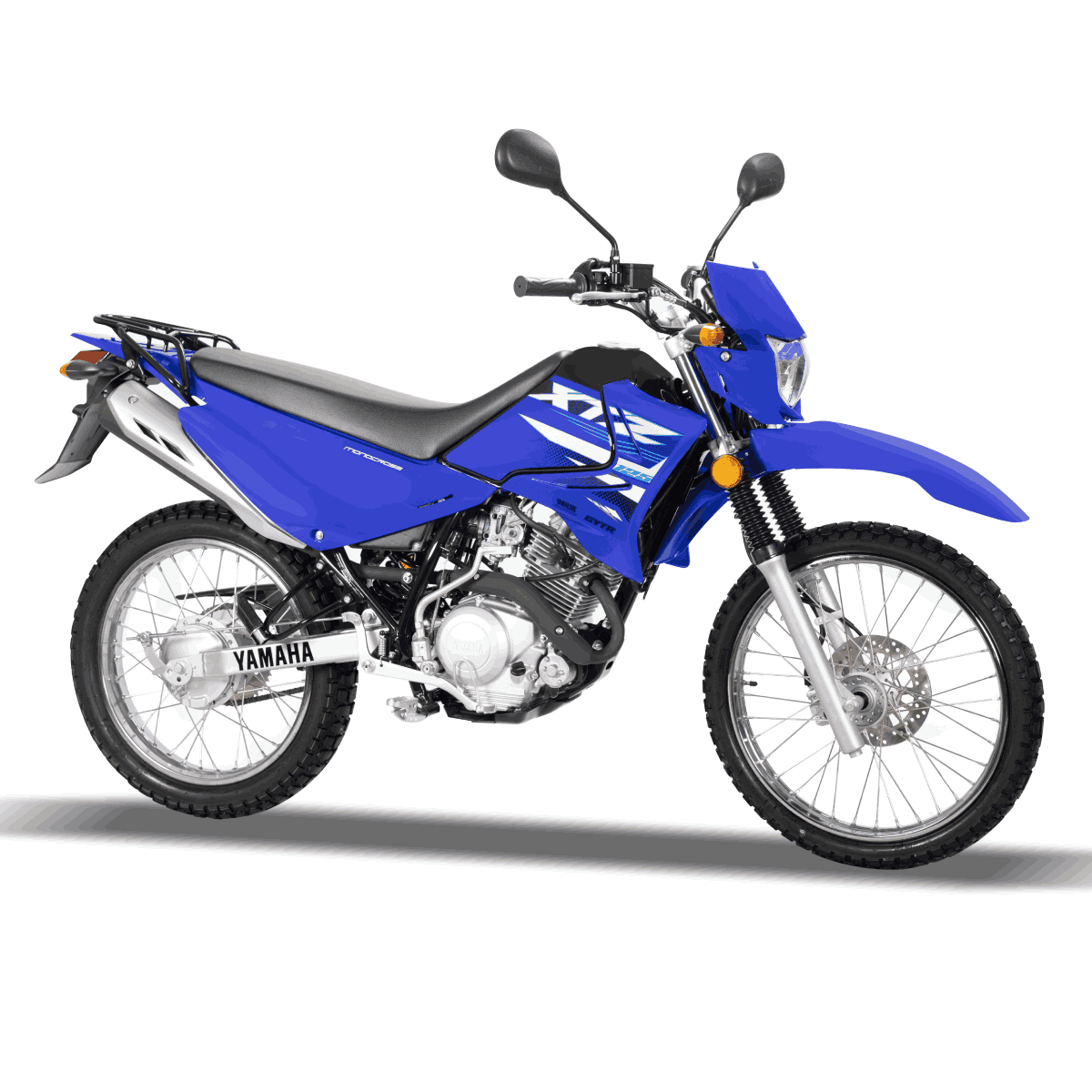 Motocicleta Yamaha XTZ 125 XTZ 125 AZUL NEGRO FRANJAS MULTICOLOR