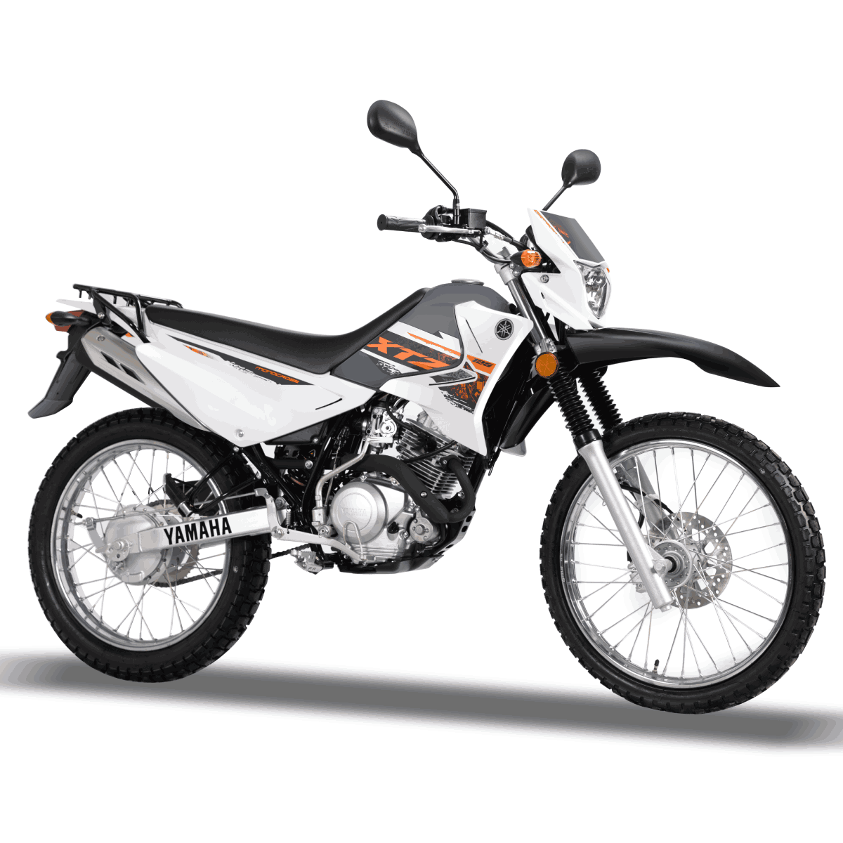 Motocicleta Yamaha XTZ 125 XTZ 125 BLANCO NEGRO FRANJAS MULTICOLOR