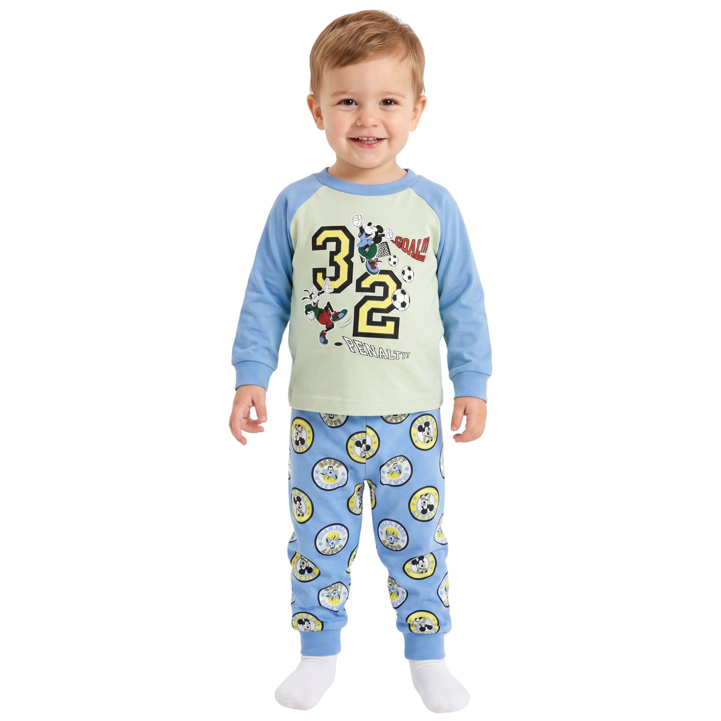 Pijama de 2 piezas de Mickey Mouse para niño