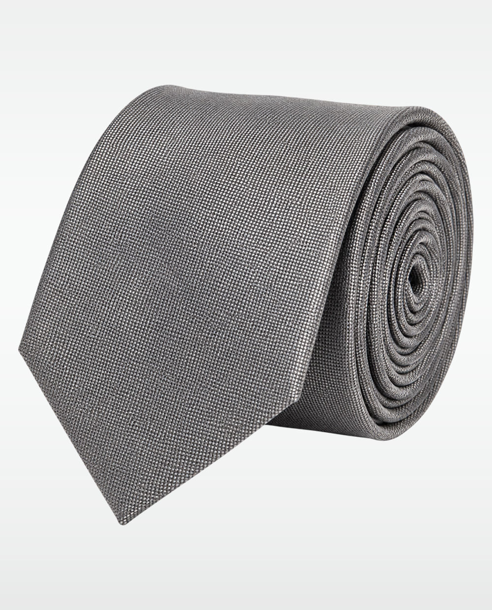 Corbata Oscar de la Renta gris para hombre