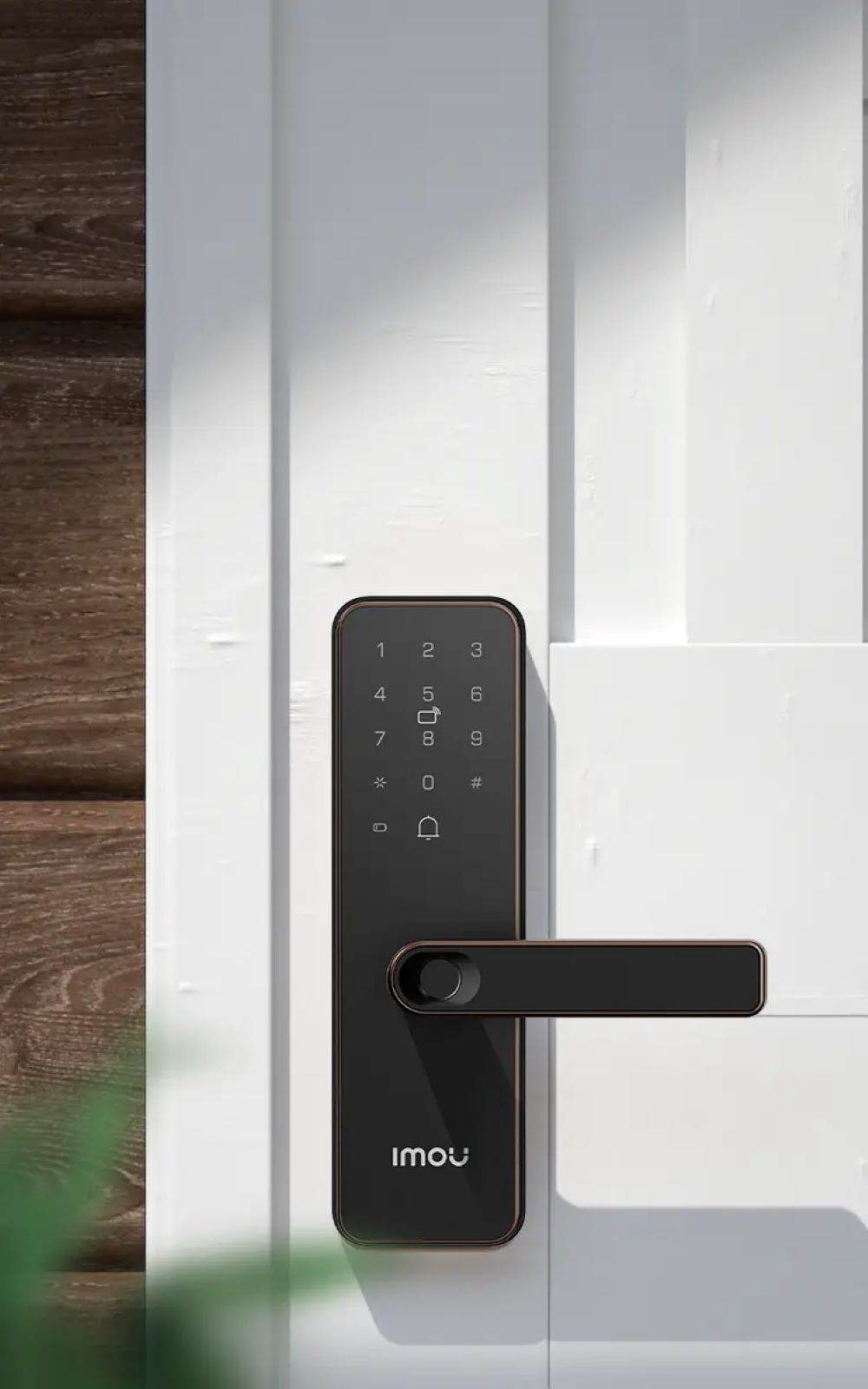 IMOU SMARTLOCK K1S-G-W-EN Cerradura Inteligente WiFi con Huella, Tarjeta y Contraseña