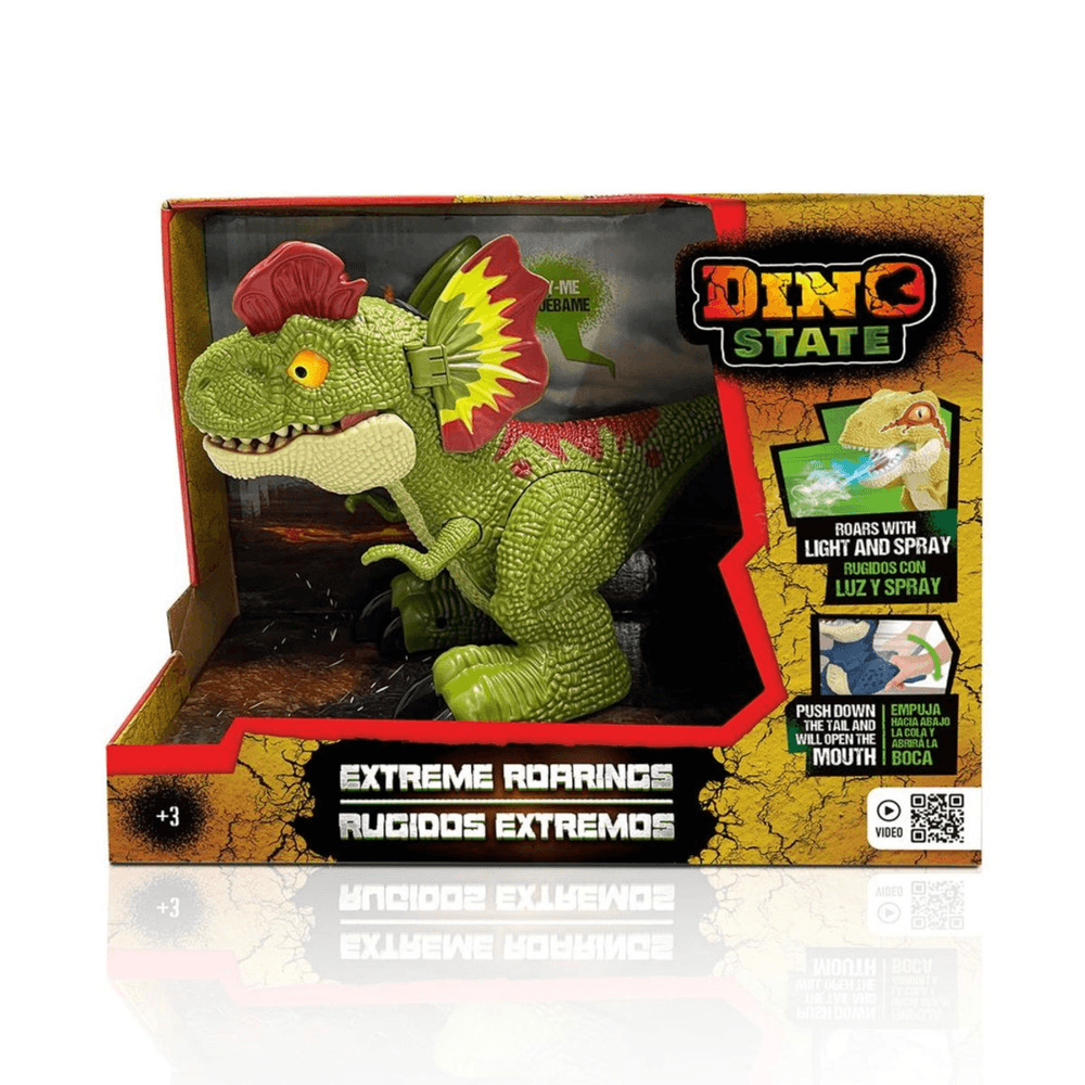 Dino Troop Extreme Figura de Dinosaurio con Luz y Rocío Surtida