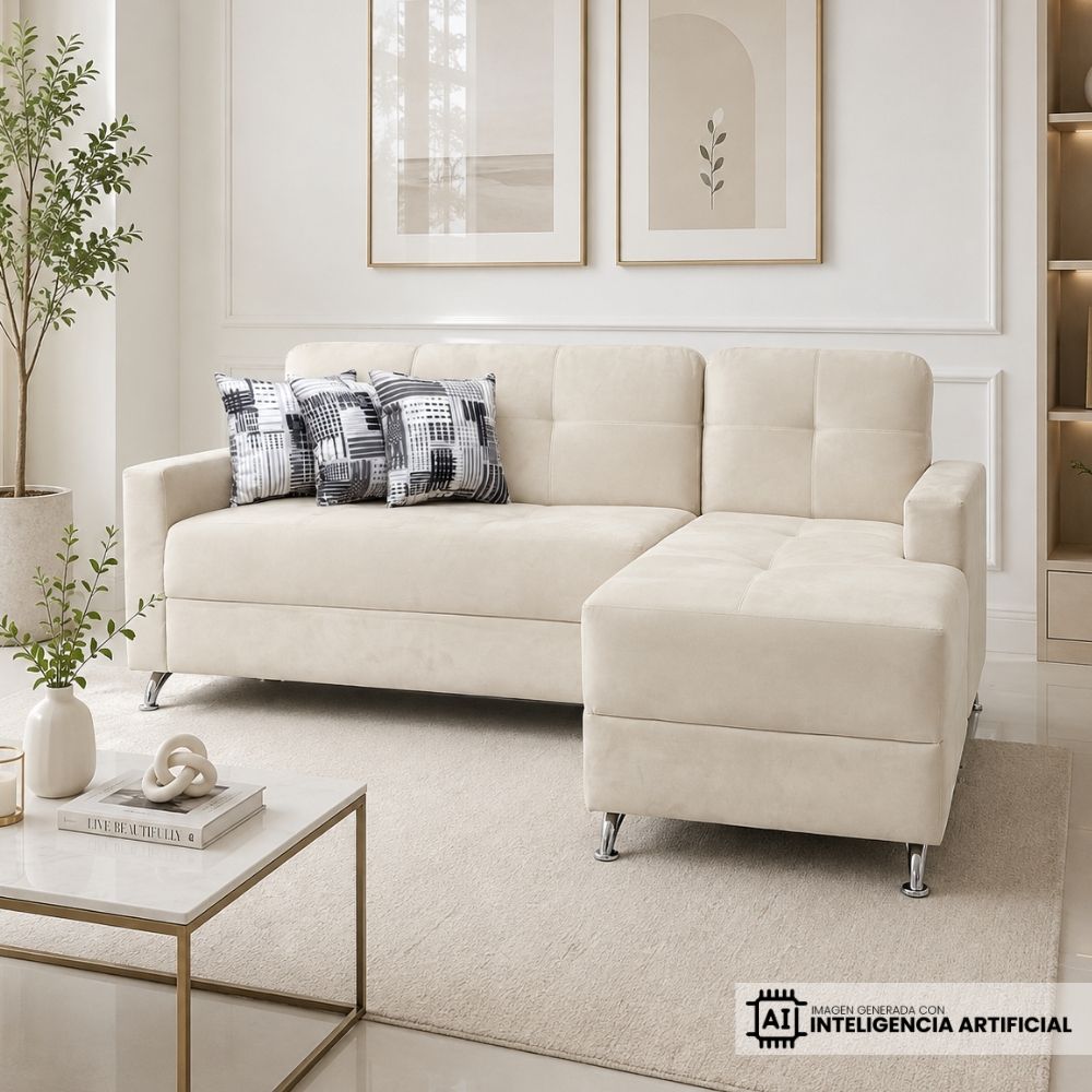 Sala seccional L Lennon BEIGE
