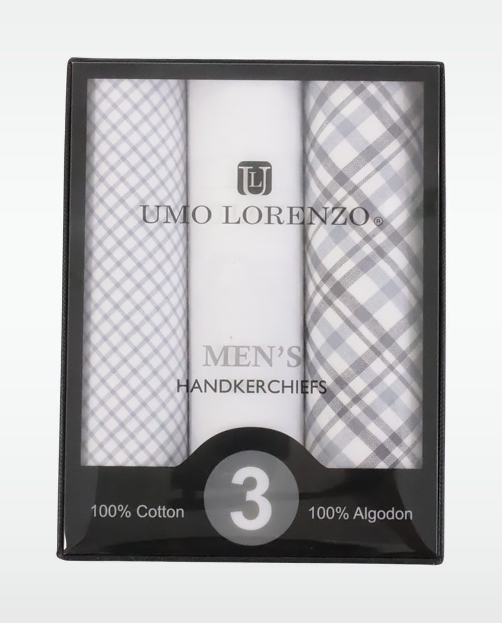 Pack de 3 pañuelos Umo Lorenzo multicolor para hombre