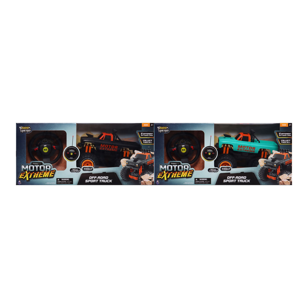 Motor Extreme Camioneta a Control Remoto Escala 1:16 con Cargador