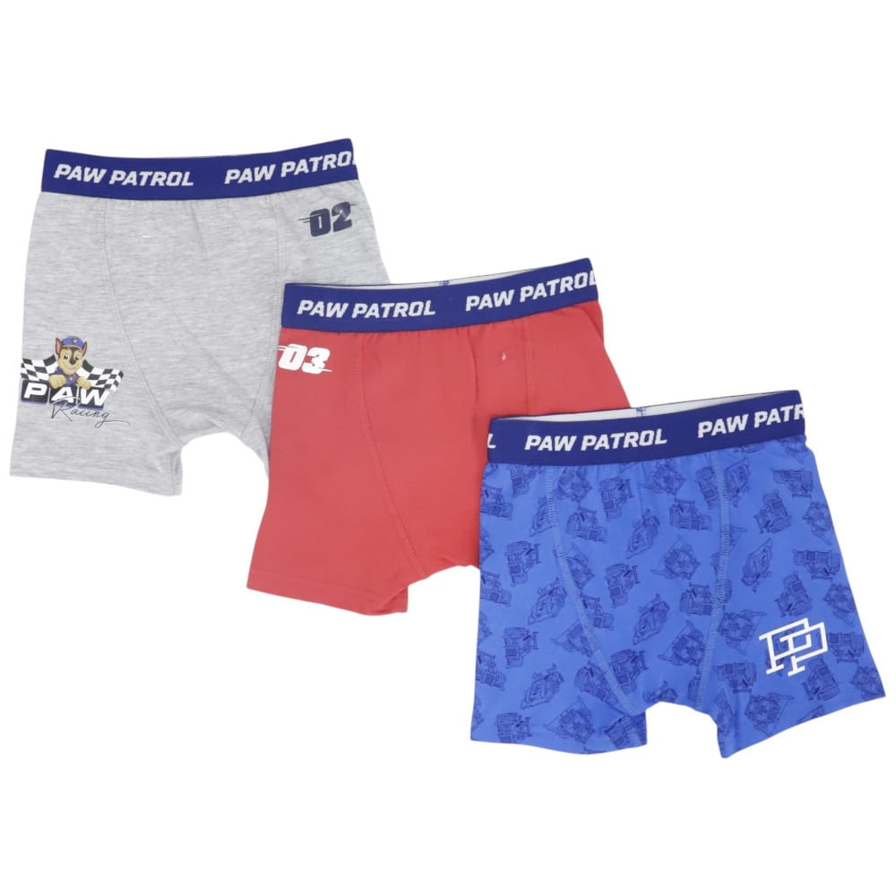 Set de 3 bóxers con estampado de Paw Patrol para niño