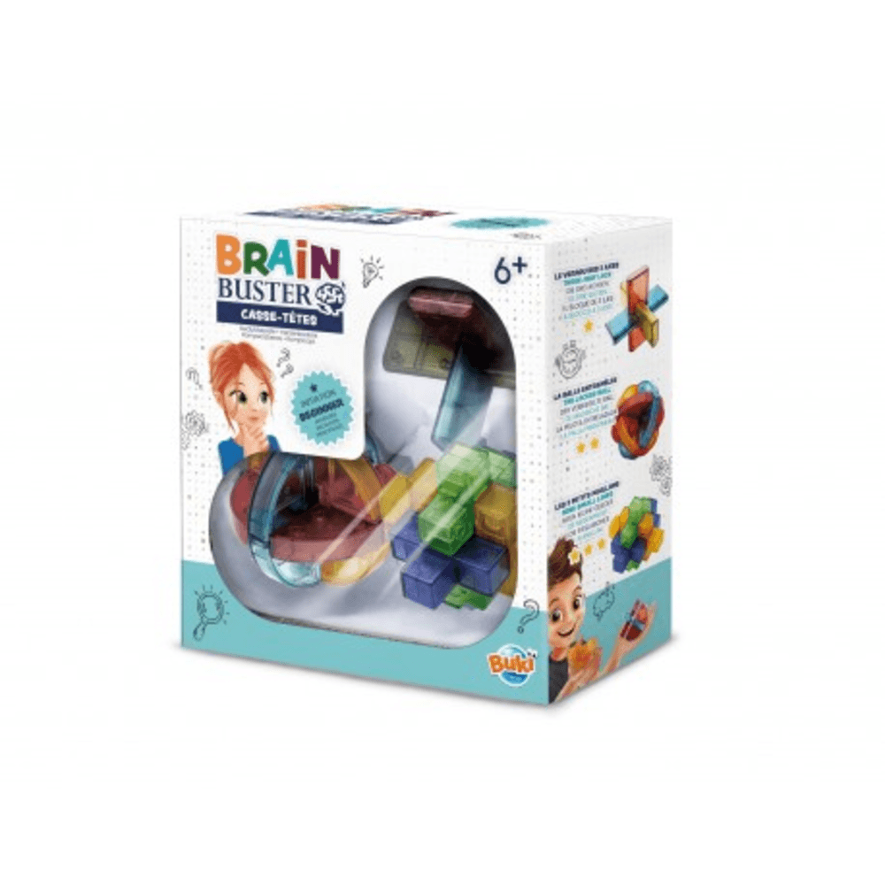 Buki Brain Buster Beginner Juego de Rompecabezas 3 Desafíos