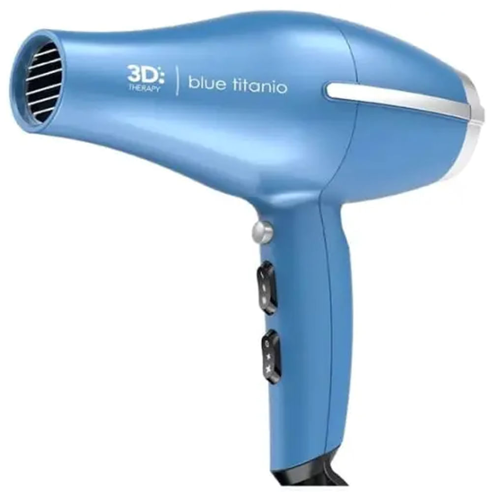 Secador de Cabello GA.MA Blue Titanio 3D 2300 W con Difusor