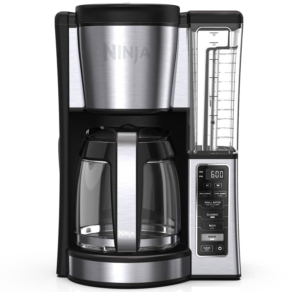 Cafetera Ninja 12 tazas jarra de vidrio y acero inoxidable CE250LAA