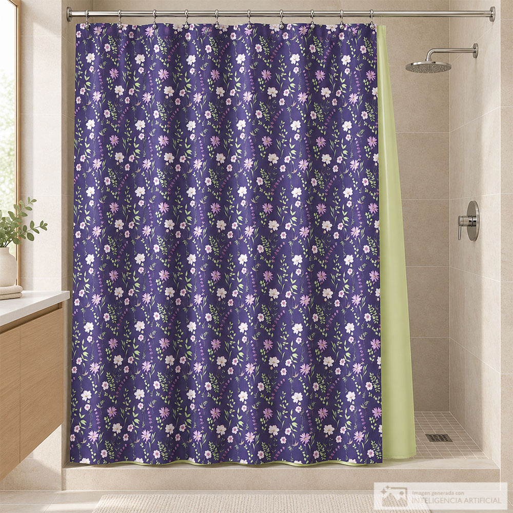 Cortina de baño Anabella de 14 piezas