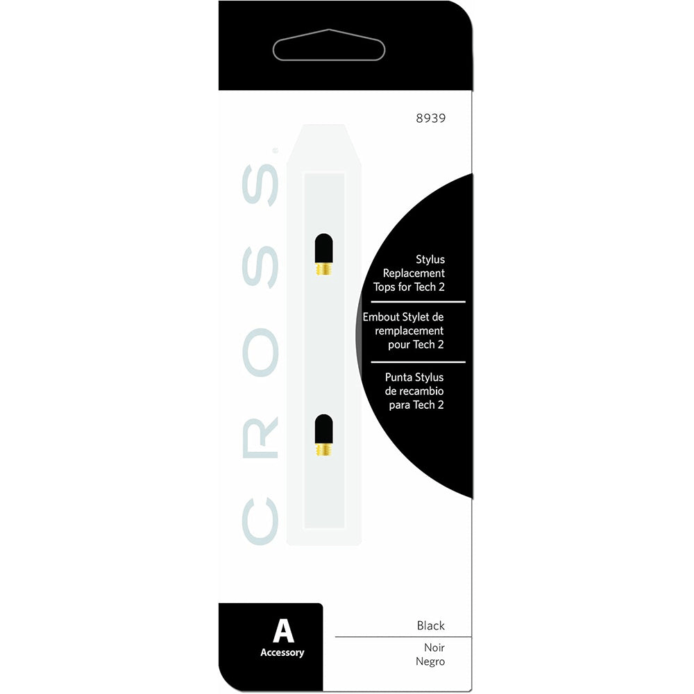 Puntas Stylus Cross Tech 2 Negras Paquete de 2