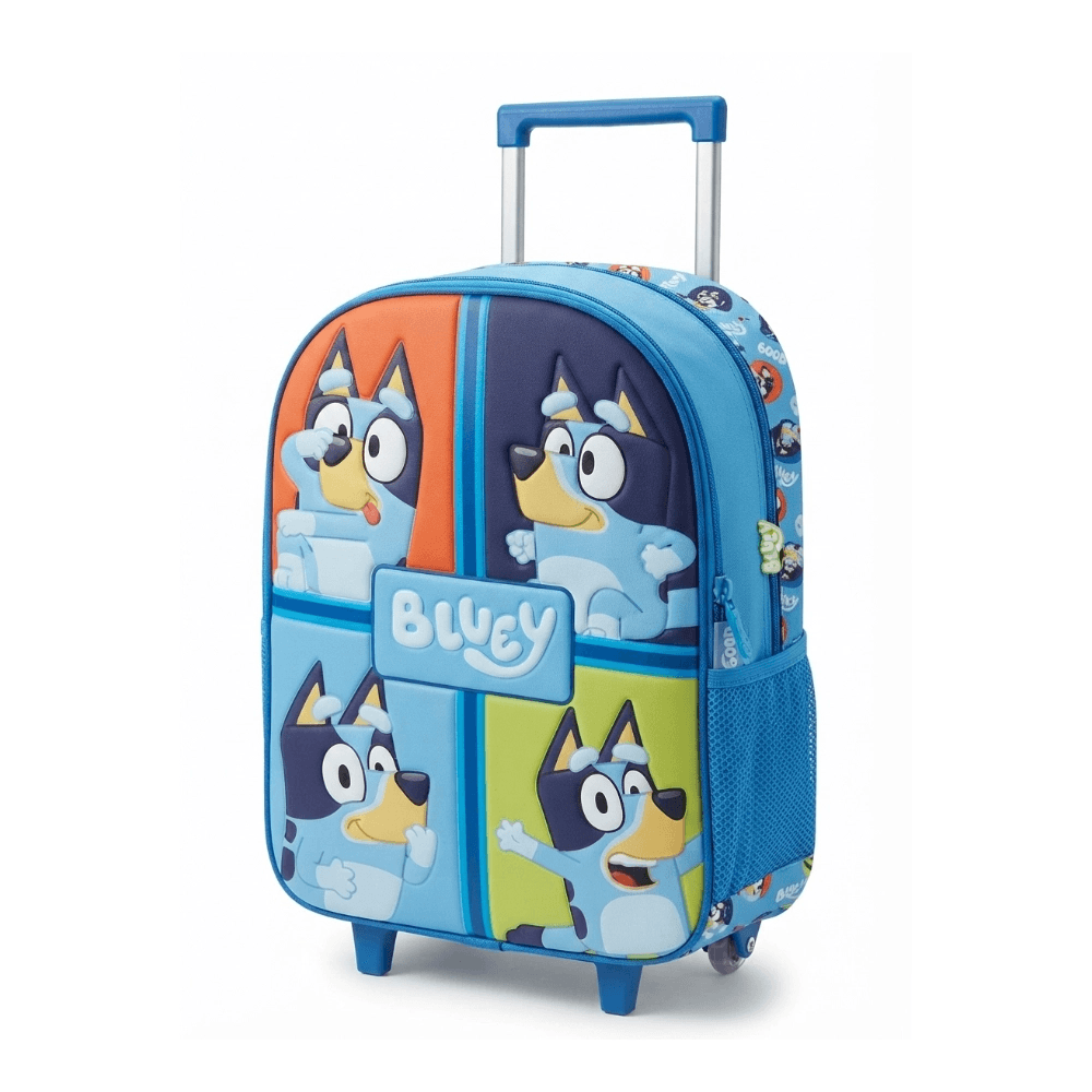 Mochila con Rodos Bluey 14" Pulgadas Infantil