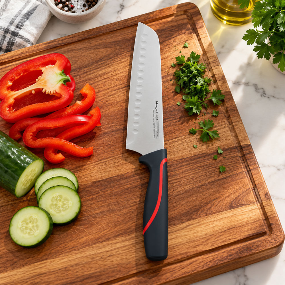Cuchillo santoku de cocina