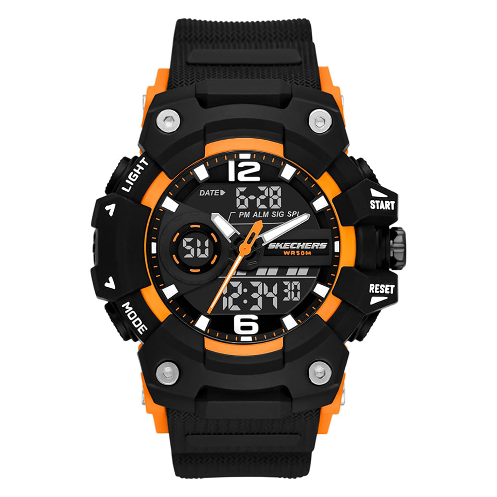 Reloj Skechers análogo-digital de resina negro para hombre