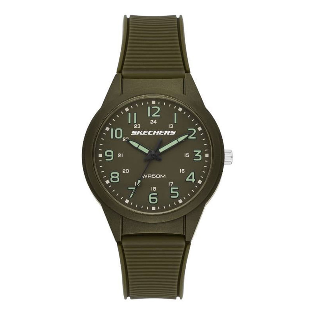 Reloj Skechers análogo de resina verde para hombre