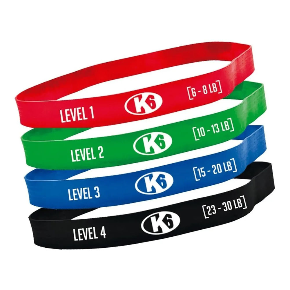 K6 set de bandas de resistencia