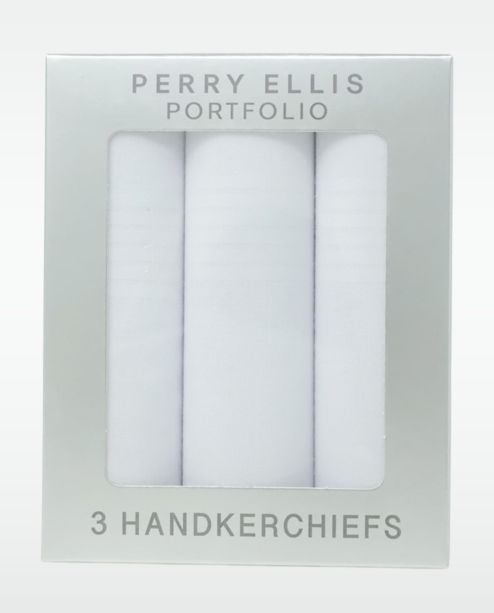 Pack de 3 pañuelos Perry Ellis blanco