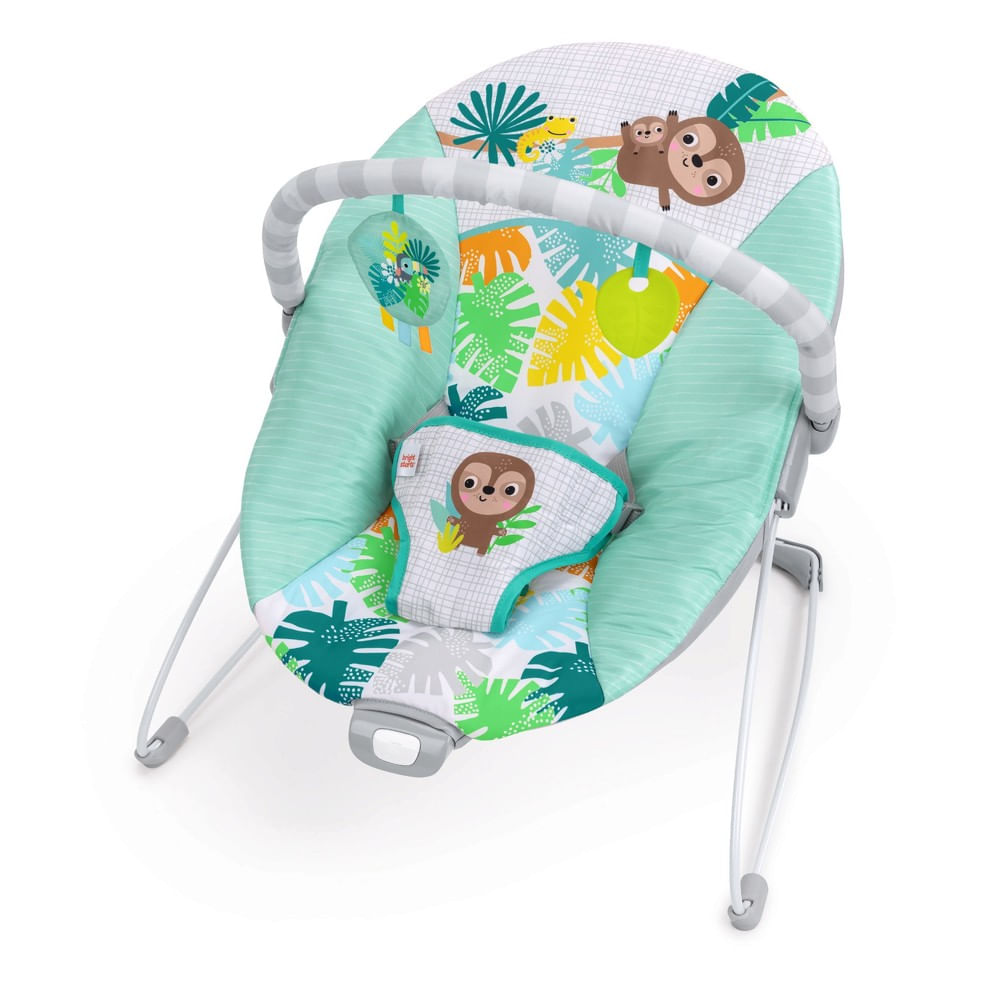 Silla mecedora con vibración Wild Wonders Bright Starts para bebé