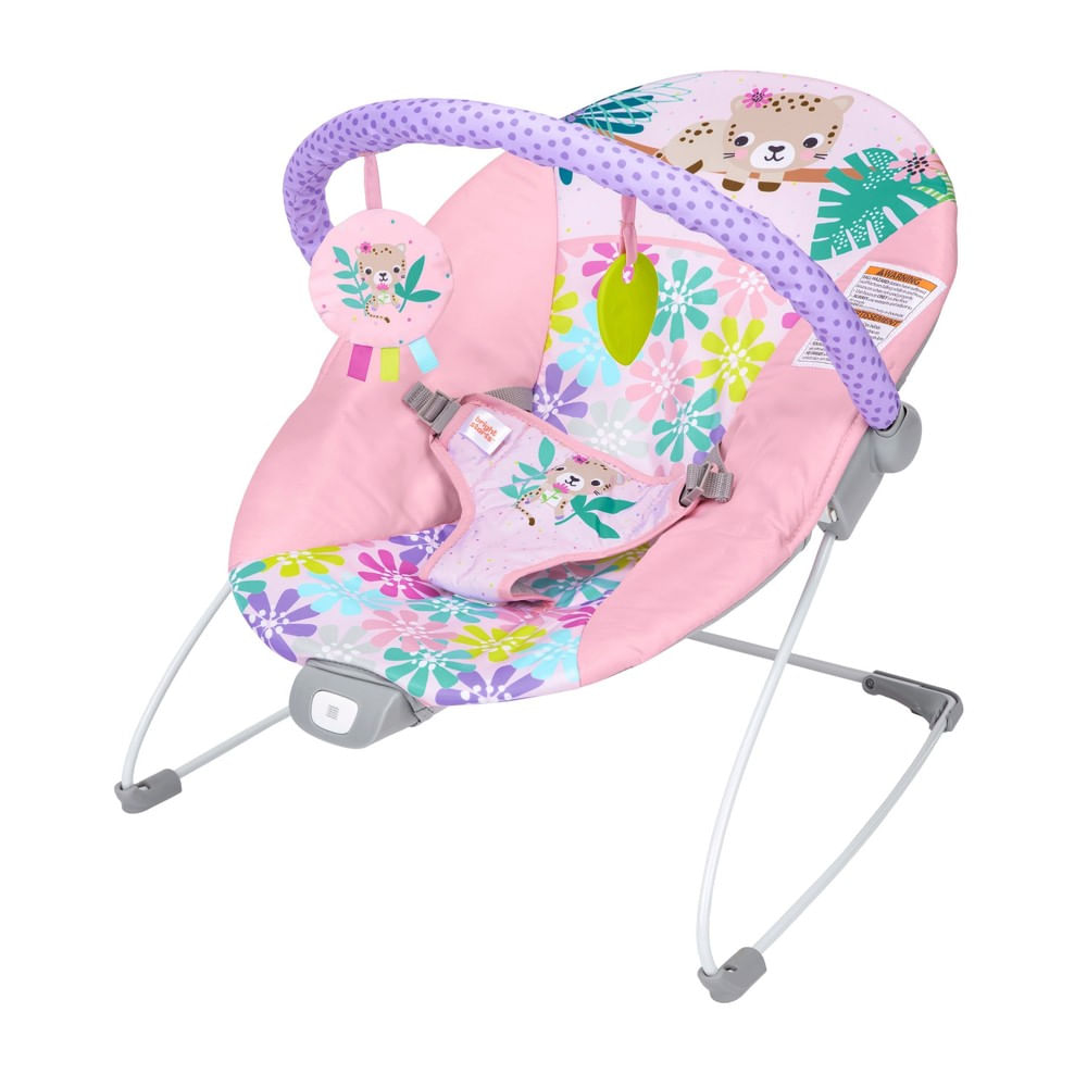 Silla mecedora con vibración Wildflower Wonders Bright Starts para bebé