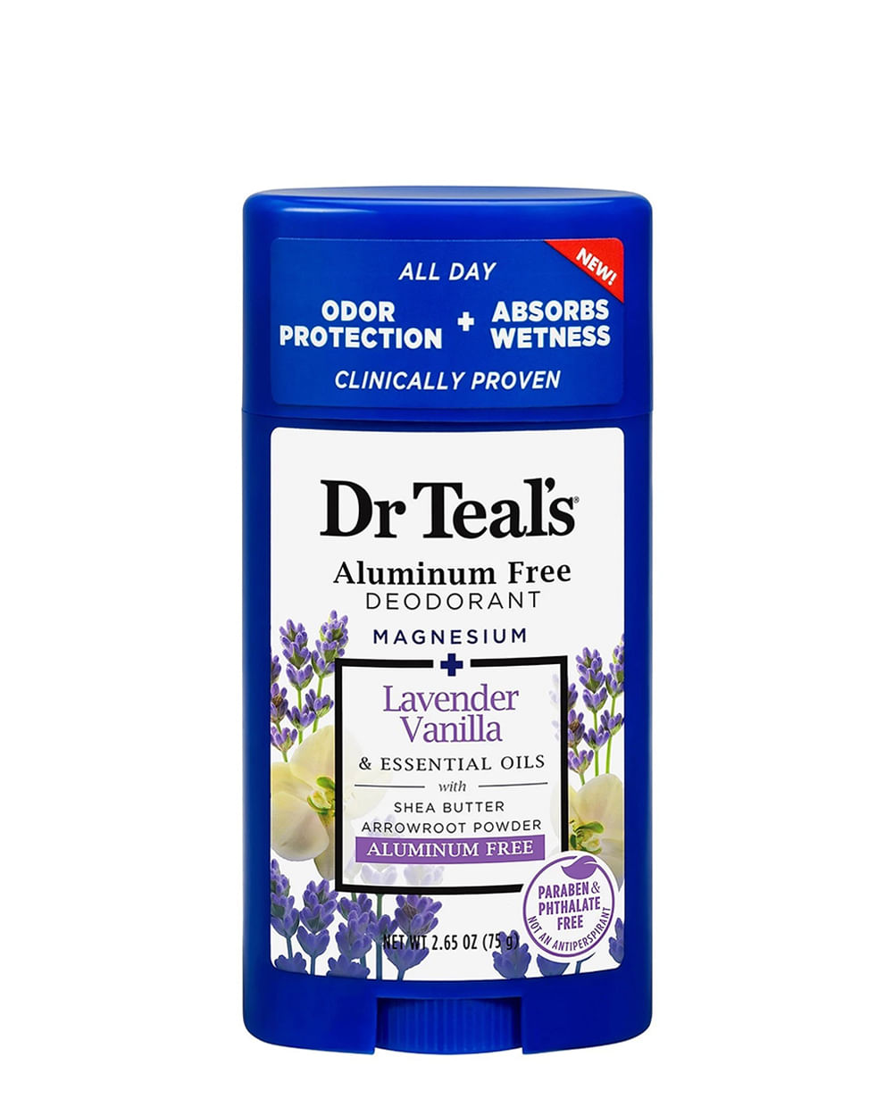 Desodorante Dr Teal's Vanilla Lavender 75g