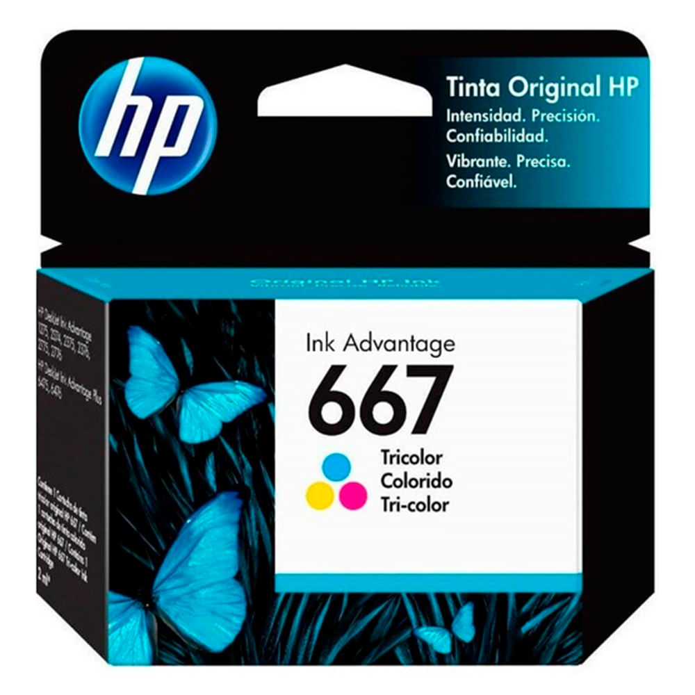 Cartucho De Tinta Hp 667 Color